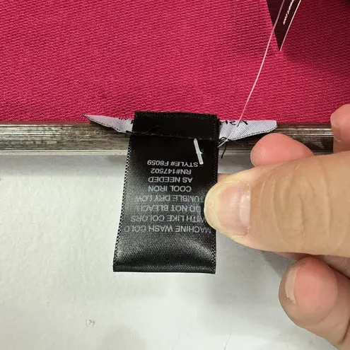 Ashley Stewart Tunic Top Womens 18/20 Pink Sangria Cold Shoulder Chic Boho NWT