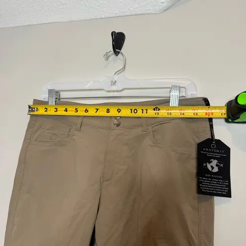 NWT Anatomie Luisa Skinny Jean Pants Khaki Size Medium Tan