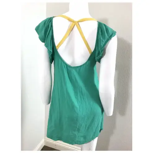 Solemio ANTHROPOLOGIE Dress Scoop Neck Backless