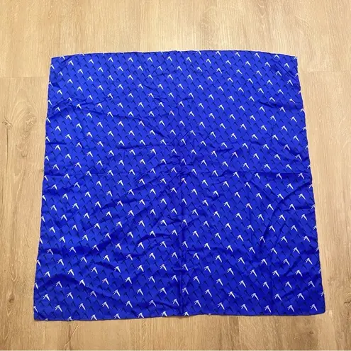 Grey Goose 100% Silk Scarf Royal Blue w/ Goose Print