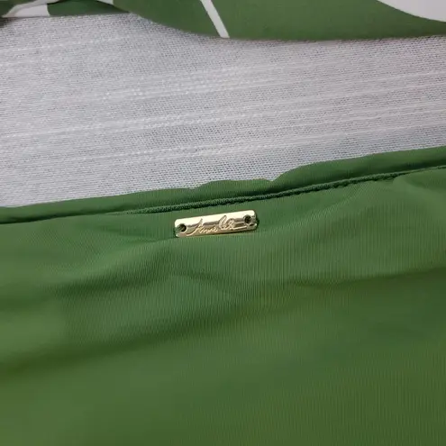 Anne cole Womens Swimsuit Size M Green Twist Front Underwire Tankini & Bottoms