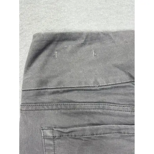 Jag jeans Gray High Rise Straight Crop Pull On Gray Denim Womens Size 10P