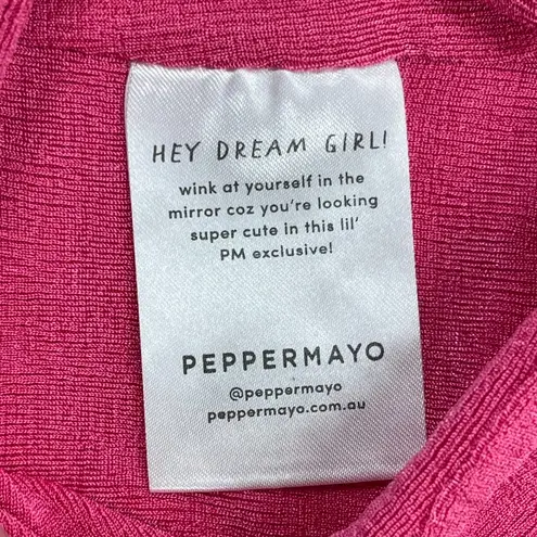 Peppermayo Harlow Crop Top in Pink Size 2 - NWT