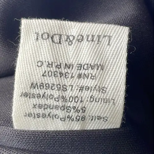 Line and Dot Gold Mini Pencil Skirt with Ruffled Detail