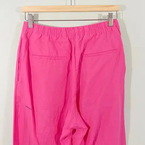 Pangaia Women's Pink Aloe Infused Linen Jogger Pants Size XS