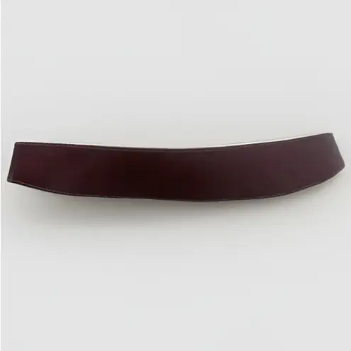 Vintage Leather & Brass Equestrian Waist Cincher Belt Cognac Brown Size Large