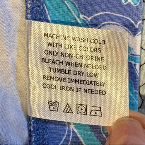 COOLIBAR Monterey Summer Leggings Morada Aqua Blue UPF 50+ Leggings Sz S