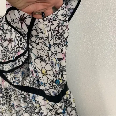 Likely Contour Daisy Delbarton One Shoulder Dress Floral 6 NWT