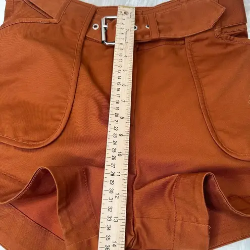 Derek Lam Monterey Belted Shorts in Cinnamon Size 6 NWT