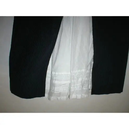 New Womens 27 6 High Skirt Blue White Long NWT 42 Italy Designer Claire Campbell