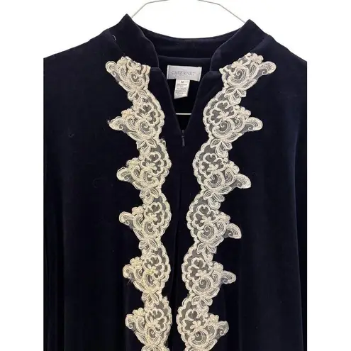 Velvet House Coat Maxi Dress