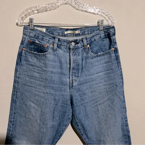 Levi's Levi’s Premium Wedgie High Rise Button Fly Raw Hem Jeans