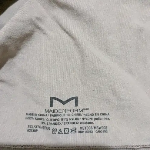 Maidenform Tan Fitted Crop Camisole Top NWT 3X