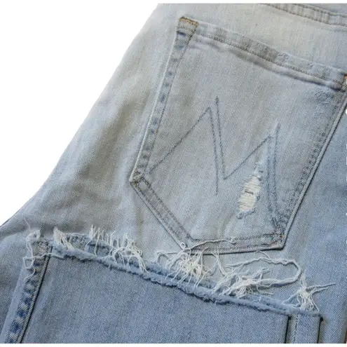 NWT Mother High Waisted Rider Ankle Fray in Island Afterhours Straight Jeans 29