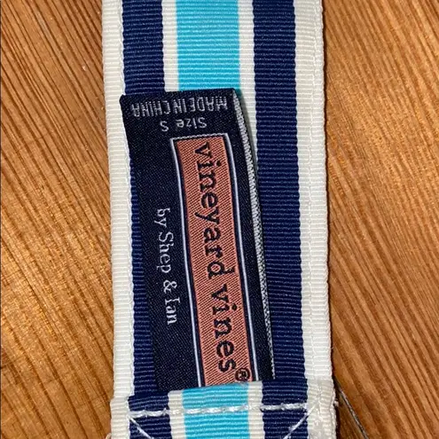 Vineyard Vines  Light & Dark Blue Stripe Belt