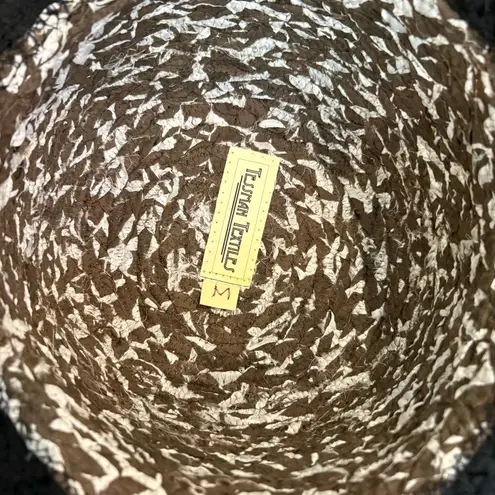 Rare Vintage Diane Tessman Hat w/Brim, Sz M Gray