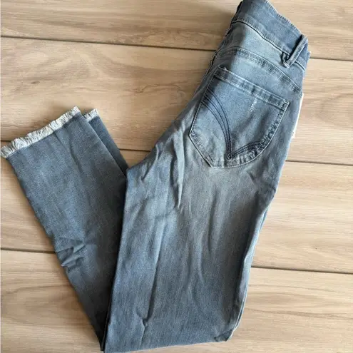 Democracy AB Technology High Rise Slim Straight Jeans Blue 2 NWT