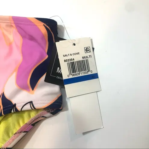 Salt&Cove Spring Bloom Printed Bikini Swim Bottom Pink Size undefined