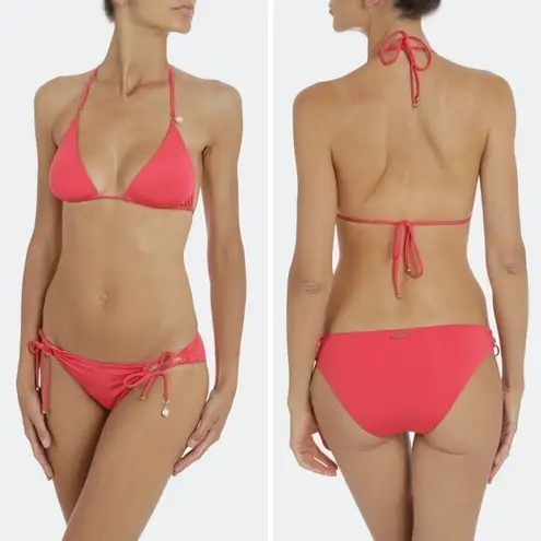 Stella McCartney NEW Reversible bikini set, Red