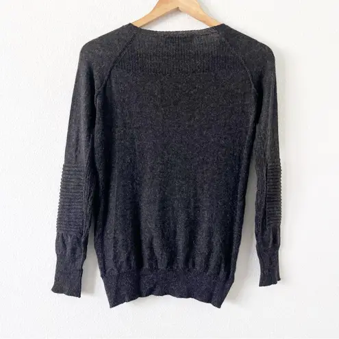 Isabel Marant Mohair Blend Knit Sweater in Dark Gray