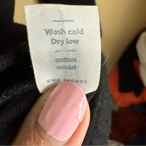 Marine layer Full Zip Hoodie Size Small Black Google Logo Comfy Casual