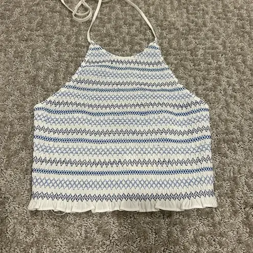 ZARA NWT  Smocked Halter top size XS