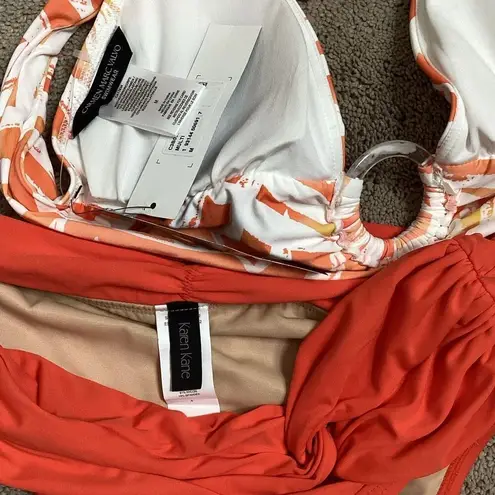 Carmen Marc Valvo New. tangerine bikini. M/S. Retails $154