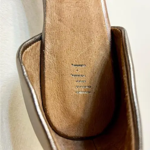 J.Jill Ida D’Orsay Metallic Pewter Flat Size 9.5 Gray