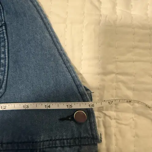 🌼 Vintage Style Denim Overalls with Hand