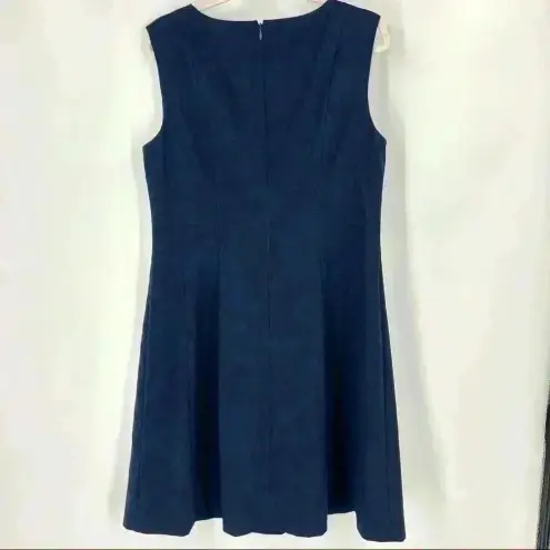 Alex Marie Alex/Marie Women's Navy‎ Blue Shift Sleeveless Lined Career Dress Size 12