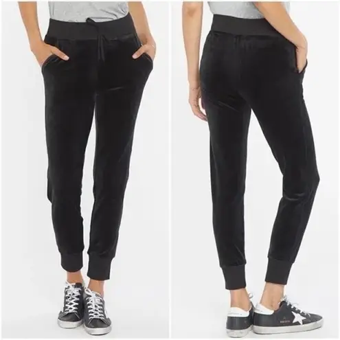 House Of Harlow 1960 Nicole Richie Womens Velvet Velour Pants Jogger Black Small Black