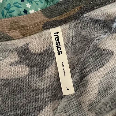 Tresics Large Camouflage Long Sleeve Shirt