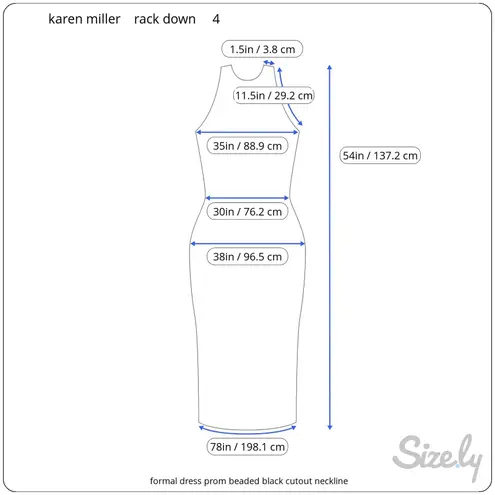 Karen Miller formal dress prom beaded black cutout neckline