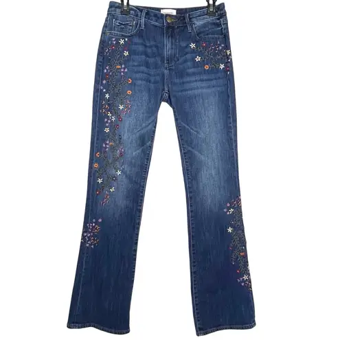 Driftwood Women’s Kelly Bootcut Strawberry Blossom Embroidered Jeans