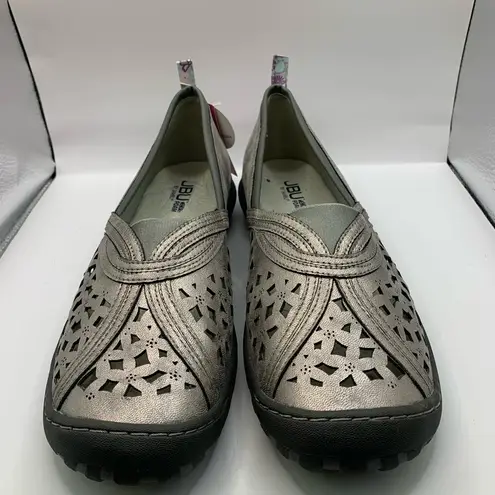 Jbu NWT  by Jambu | Gunmetal Pecan Cutout Wide-Width Flat size 11M