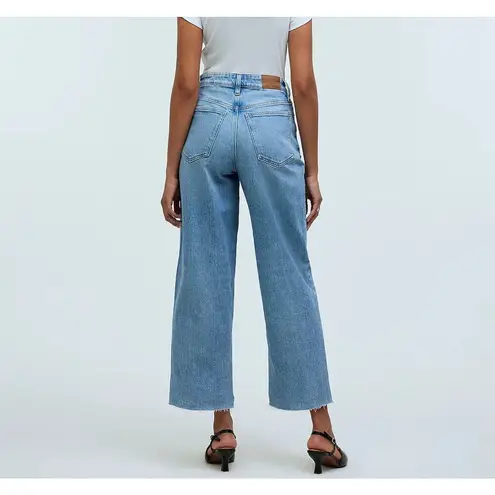 Madewell NWT  The Curvy Perfect Vintage Wide-Leg Crop Jean Altoona Wash Size 24