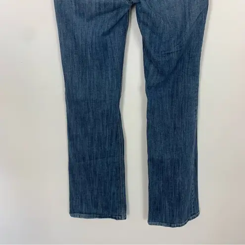 CAbi  Mid Rise Flare Leg Medium Wash Jeans Size 6