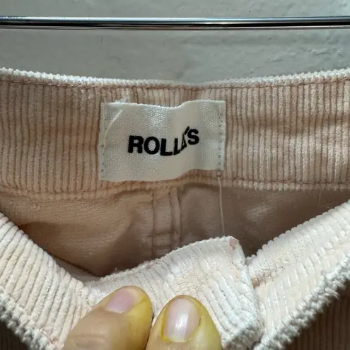 Rolla's EASTCOASTST FLARE BALLET PINK CORDUROY SZ 27 WORN ONCE