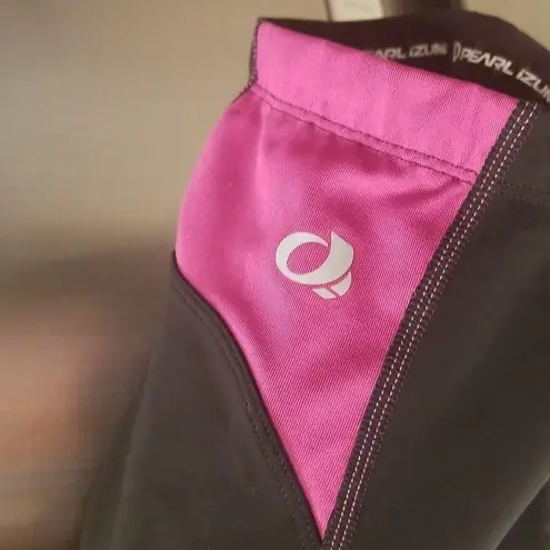 Pearl Izumi 💕💕 Padded Pull On Cycling Shorts Black Pink Medium 11211314