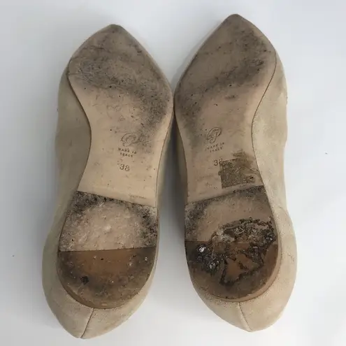 M.Gemi The Stellato Latte Suede Italy Size 38
