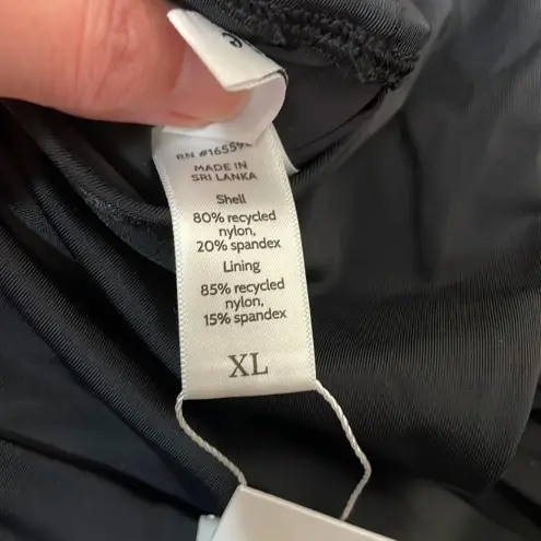 ANDIE Swim The Medium Coverage Mykonos One Piece Swimsuit Black size XL NWT