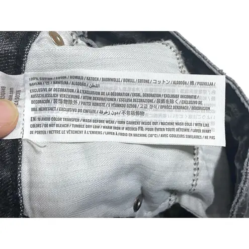 Abercrombie & Fitch Abercrombie Denim Jean Skirt 24 Fairy Grunge Floral Whimsigoth Distressed Boho - Image 8