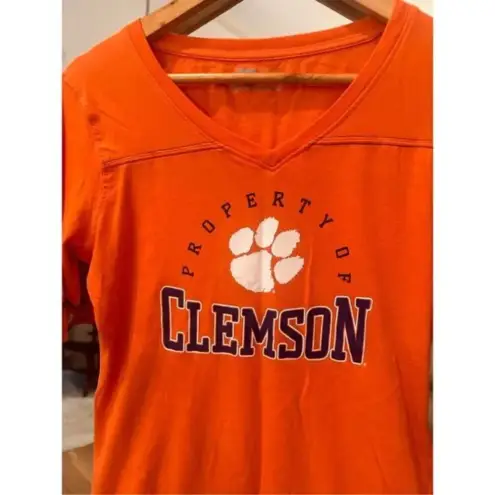 Clemson‎ Russell Short Sleeve Shirt Large Orange