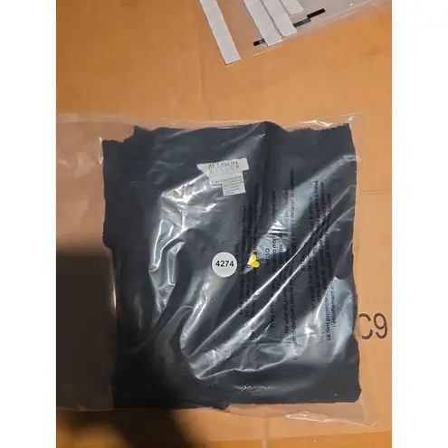 Allison Taylor Allison Taylor Black Lace Top, Long Sleeve Button Down, Women's Size 8, Goth