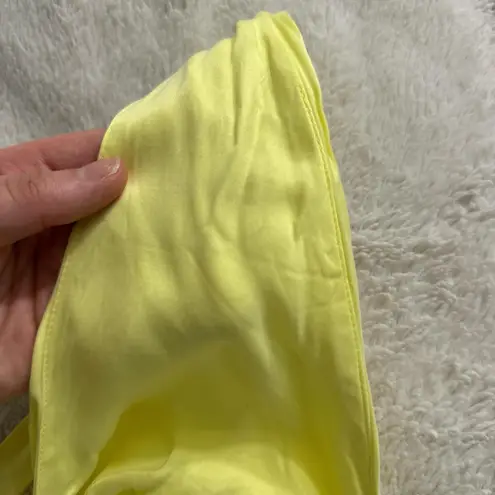 For Love & Lemons  Rana Cropped Cross Front Open-Back Top In Yellow thumbnail 7