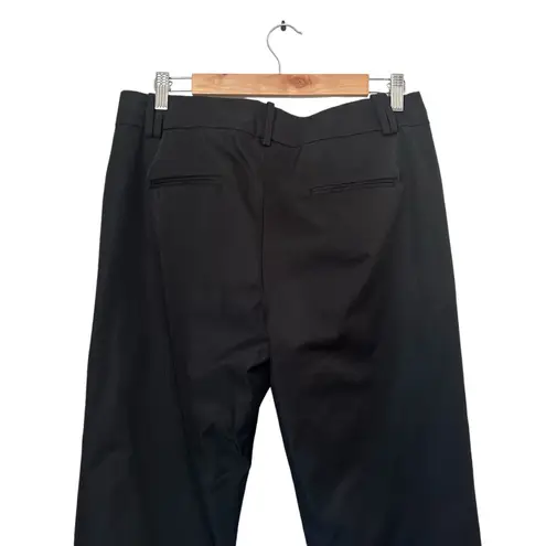 Sandro Studio Black Classic Minimalist Basic Mid Rise Dress Pants Size 12