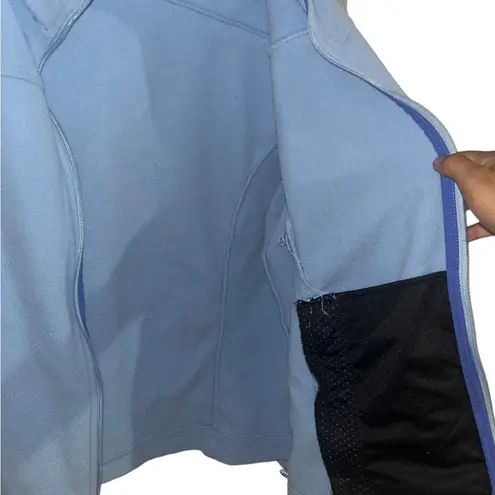 LL bean fleece full zip jacket Blue Size L
