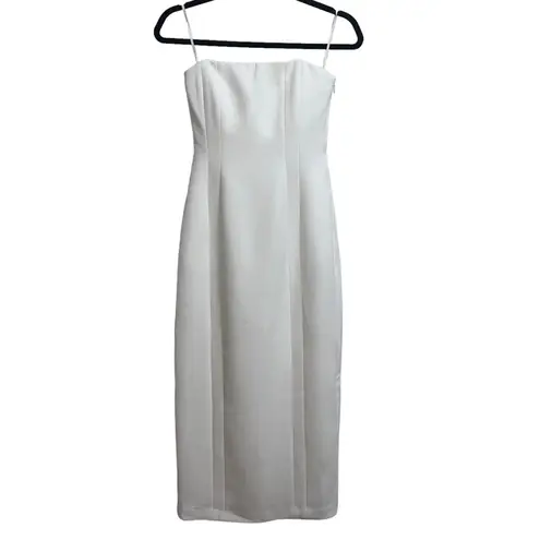 A.L.C. NEW NWT  Elizabeth Strapless Midi Dress In White