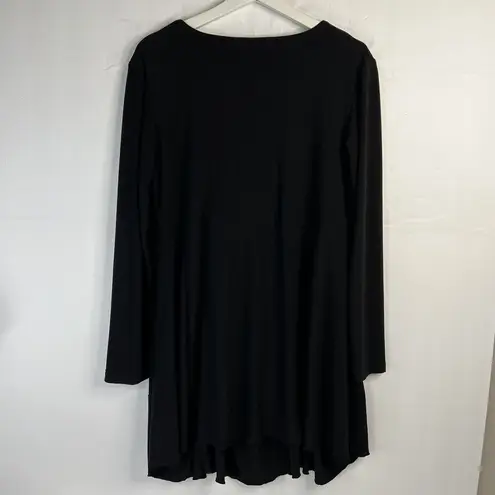 Sympli The Best Sz 14 Tunic Top Dress Black Asymmetrical Hem Long Sleeve Canada