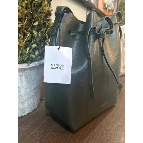 MANSUR GAVRIEL Mini Bucket Bag Moss Womens Size OS Green